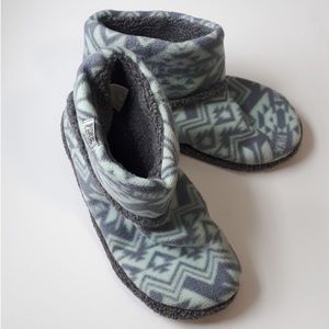 PINK geometric slippers